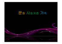 [소비자행동론] 소비자 행동 분석(문화,사회계층,가족의 관점에서)-1