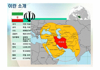 [중동지역연구] Iran(이란) 국가 분석-3