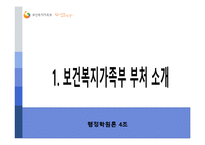 [행정학원론] 보건 복지 가족부의 소개와 시행사업 소개-3
