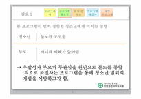 [사회복지론] 저소득가정 중 보호관찰 처분을 받은 청소년들의 분노조절과 부모교육을 통해 범죄예방을 하는 통합지원 프로그램-8