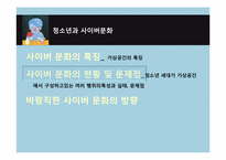 [청소년문화] 청소년과 사이버 문화-15