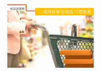 [비교경영] 세계유통업체의 기업문화-1
