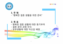 [여성교육개론] 행복한 결혼생활을 위한 준비-3