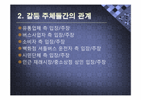 [분쟁과 협상] 셔틀버스 운행 금지사건 갈등사례 분석(2009.11.18)-4
