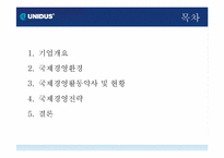 [국제경영]유니더스(UNIDUS)국제경영전략 분석-2