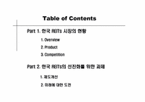 한국 리츠시장(REITs)의 현황과 전망- 부동산투자회K-REITs의 선진화를 위한 과제를 중심으로--2