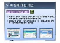 정보통신윤리-해커와 크래커, 유명해커, 해킹의 사례와 대안 조사-14