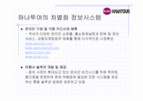 인터넷 관광정보 시스템-하나투어 여행사의 정보시스템-16