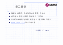 인터넷 관광정보 시스템-하나투어 여행사의 정보시스템-18