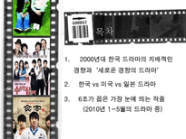 [커뮤니케이션학]2000년대의 한국TV 드라마-새로운 경향-2