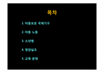 국제사회와 국제기구-국제 아동문제에 대하여-2