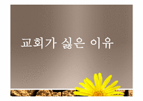 [기독교]기독교인이 바라본 교회의 부정적 모습-13