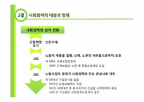 사회정책의 의의와 필요성-노동자보호정책, 노동시장정책, 사회보장정책, 분배정책-4