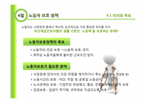 사회정책의 의의와 필요성-노동자보호정책, 노동시장정책, 사회보장정책, 분배정책-7