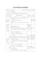우리가족일일교육계획안00-1