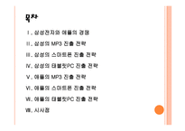 [삼성전자]삼성전자와 애플의 경영전략 비교분석 - 스마트폰, MP3, 태블릿PC PPT자료-2
