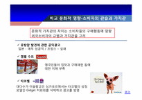 [소비자행동론] 비교 문화적인 영향과 세계적인 영향-6