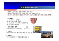 [소비자행동론] 비교 문화적인 영향과 세계적인 영향-8