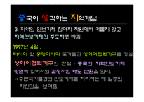 [지역주의지역통합] 중국의 전략적 지역주의(성장 중인 세계대국 중국)-5