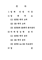 벤처기업창업과 경영-모형에 따른 기업분석(HITE맥주 VS OB맥주)-2