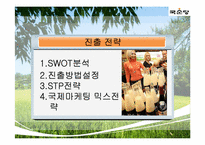 [국제지역학]국순당 막걸리의 싱가포르 진출전략-17