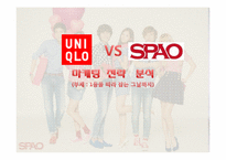 [마케팅전략]SPAO VS 유니클로 마케팅전략 분석-1