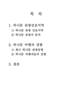 [여행사경영론] 허니문 관광의 여행 선호지역 및 여행자 성향-2