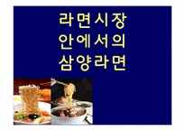 삼양라면 경영학적인 분석방법 및 마케팅전략-1