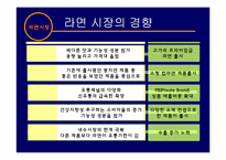 삼양라면 경영학적인 분석방법 및 마케팅전략-7