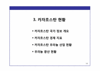 [국제경영] 한국 기업의 해외 시장 진출 전략 -한국전력공사의 카자흐스탄 우라늄 합작투자-14