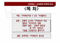가치혁신 -고성장의 전략적 논리-2