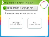교과 교육과정의 내용 선정과 조직 원리-4