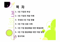 [1인 기업]1인 창조 기업이란 무엇인가? -1인 기업이 주목받게 된 배경과 장단점, 주요 사례 분석 및 1인 기업 활성화를 위한 과제 및 방안 모색-2