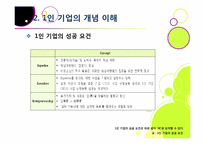 [1인 기업]1인 창조 기업이란 무엇인가? -1인 기업이 주목받게 된 배경과 장단점, 주요 사례 분석 및 1인 기업 활성화를 위한 과제 및 방안 모색-10