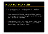 [경영전략] BUYBACk 전략(영문)-5