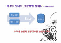 정보기술발전에 따른 관광산업의 영향-3