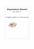 [조직행위론]조직행위론 관점에서 본 다국적기업 -3M-1