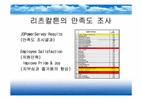 [호텔산업]리츠칼튼 호텔 서비스 전략-18