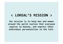 [경영학]기업의 미션과 비전(태평양 Loreal 사례)-6