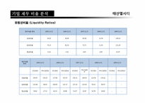 [재무관리]태산엘시디(Taesan LCD)기업 재무분석 보고서-10