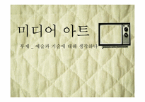 [영상문화]미디어 아트-1