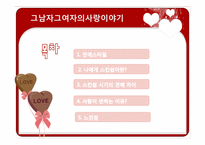 [생활심리학]그남자 그여자의 사랑이야기-2