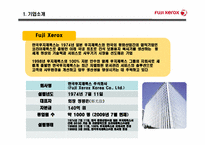 후지제록스 기업 분석 및 입사전략-3