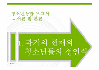 [청소년상담] 청소년들의 성 인식-3