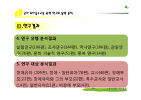 장애 유아 통합에 관한 논문 분석-12