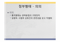 정부형태 레포트-5