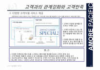 [기술경영]아모레 퍼시픽 고객과의 관계강화와 고객만족 서비스 사례-12