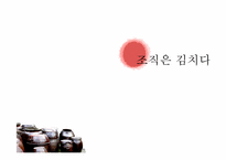 조직을 표현한 창의적 이미지(조직과 김치)-3
