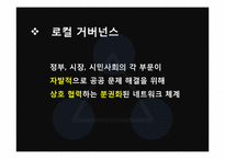 [지방행정론]Local Governance(로컬 거버넌스)성공 및 실패사례 문제점, 대안-3