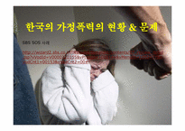 [한국사회문제]한국의 가정폭력의 현황과 문제-3